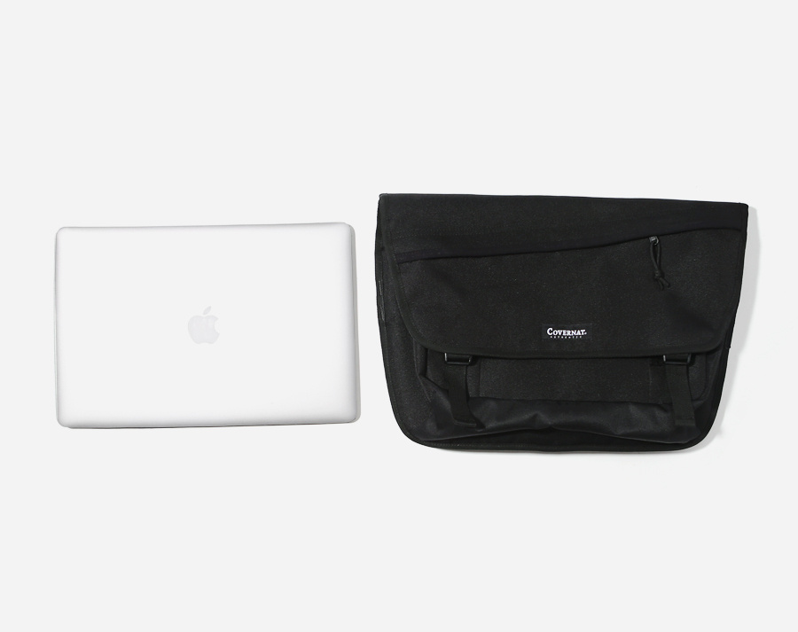 커버낫(COVERNAT) CORDURA MESSENGER BAG BLACK