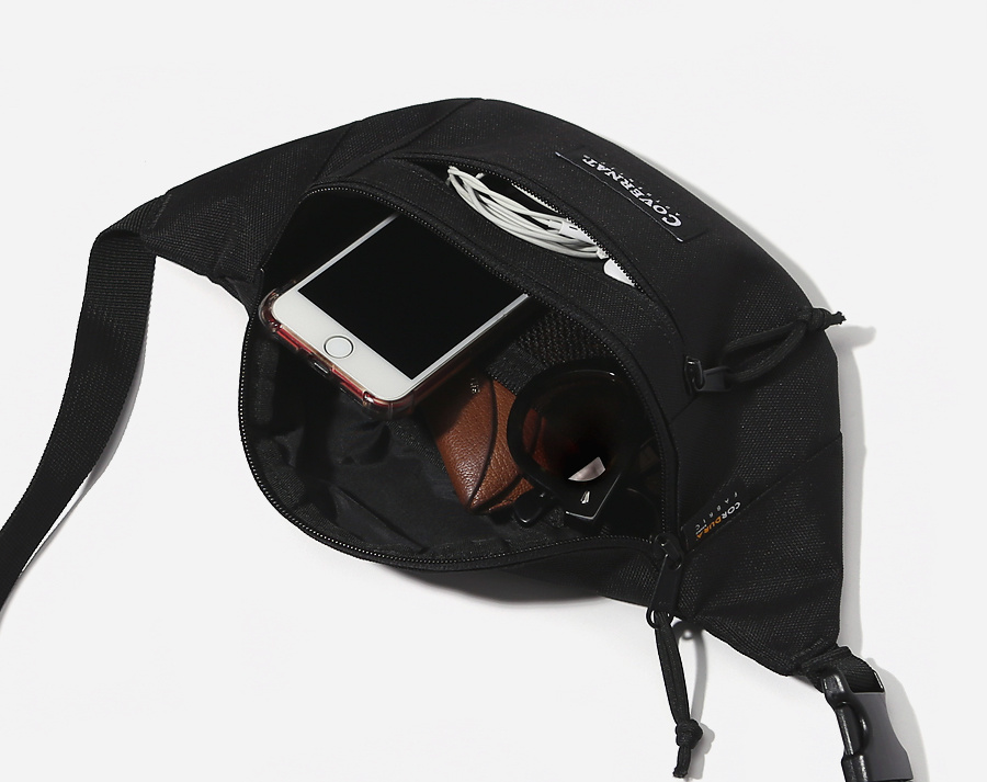 커버낫(COVERNAT) CORDURA FANNY PACK BLACK