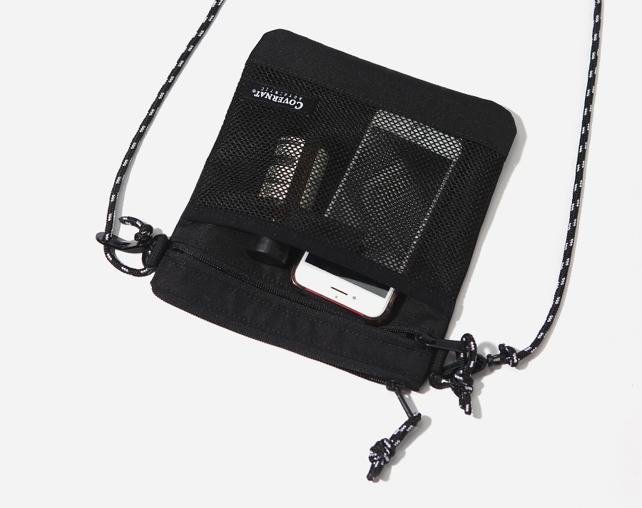 커버낫(COVERNAT) CORDURA SACOCHE BAG BLACK