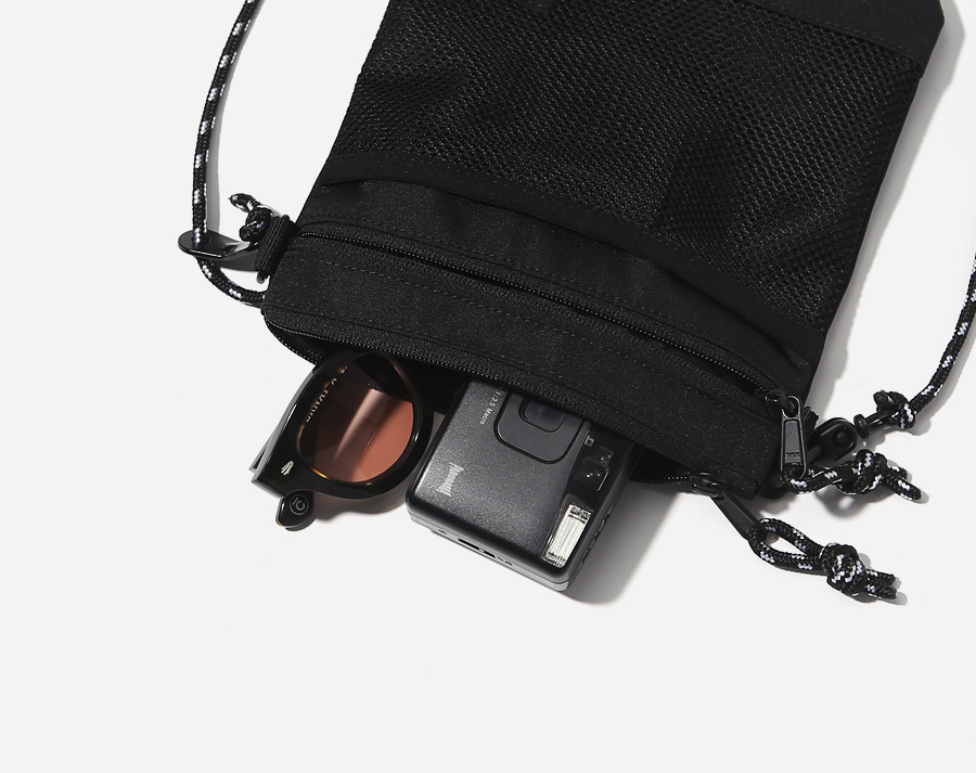 커버낫(COVERNAT) CORDURA SACOCHE BAG BLACK