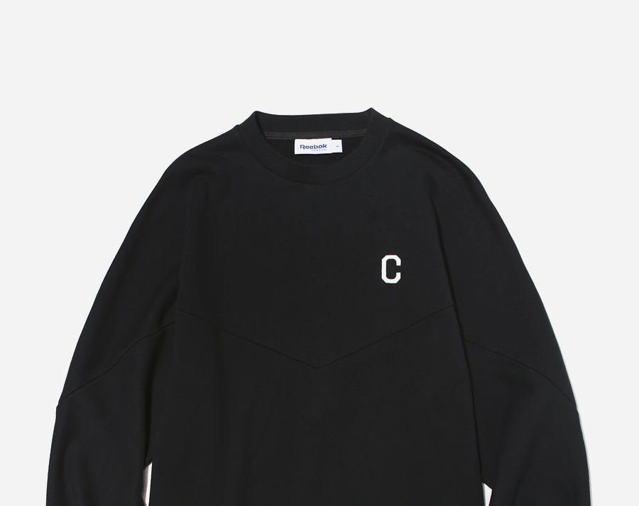 리복(REEBOK) [리복X커버낫][DX7147] 크루넥 - 블랙