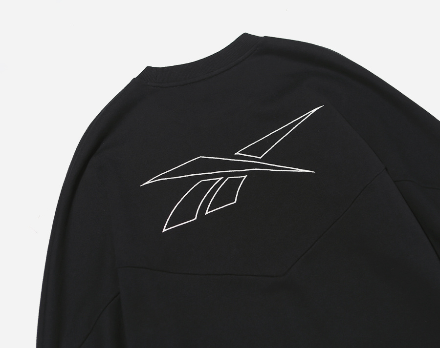 리복(REEBOK) [리복X커버낫][DX7147] 크루넥 - 블랙