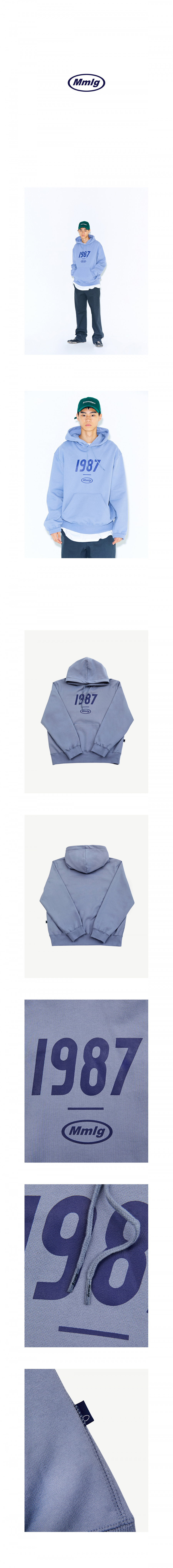 팔칠엠엠서울(87MM_SEOUL) [Mmlg] 1987MMLG HOOD (MELANGE BLUE)