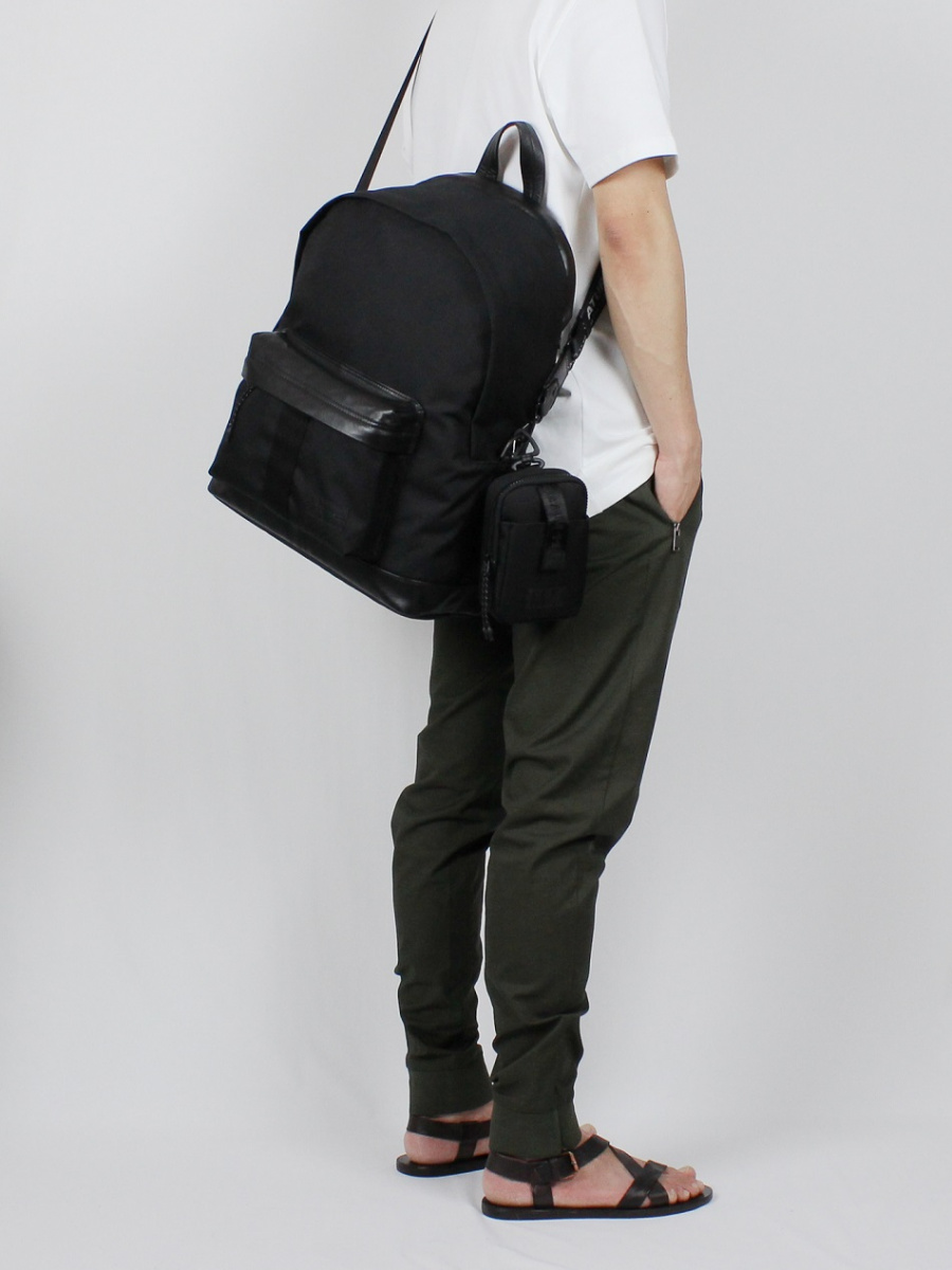 세러데이일레븐(SATURDAY ELEVEN) 리프라퍼 백팩 블랙