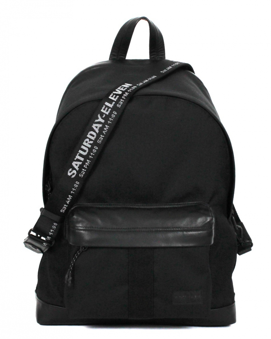세러데이일레븐(SATURDAY ELEVEN) 리프라퍼 백팩 블랙