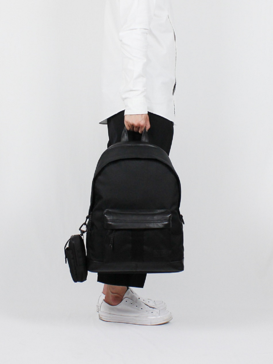 세러데이일레븐(SATURDAY ELEVEN) 리프라퍼 백팩 블랙