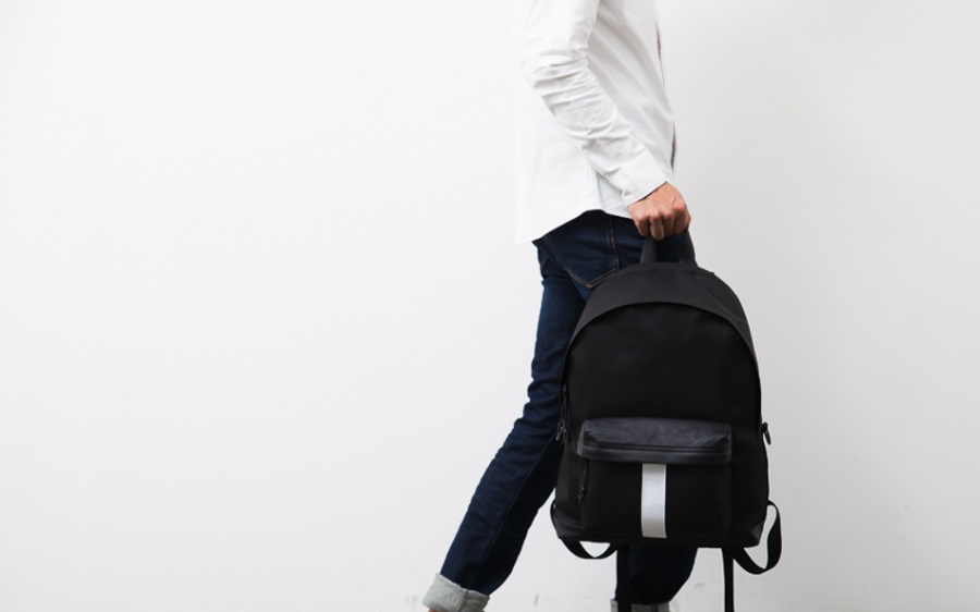 세러데이일레븐(SATURDAY ELEVEN) 리프라퍼 백팩 블랙/화이트