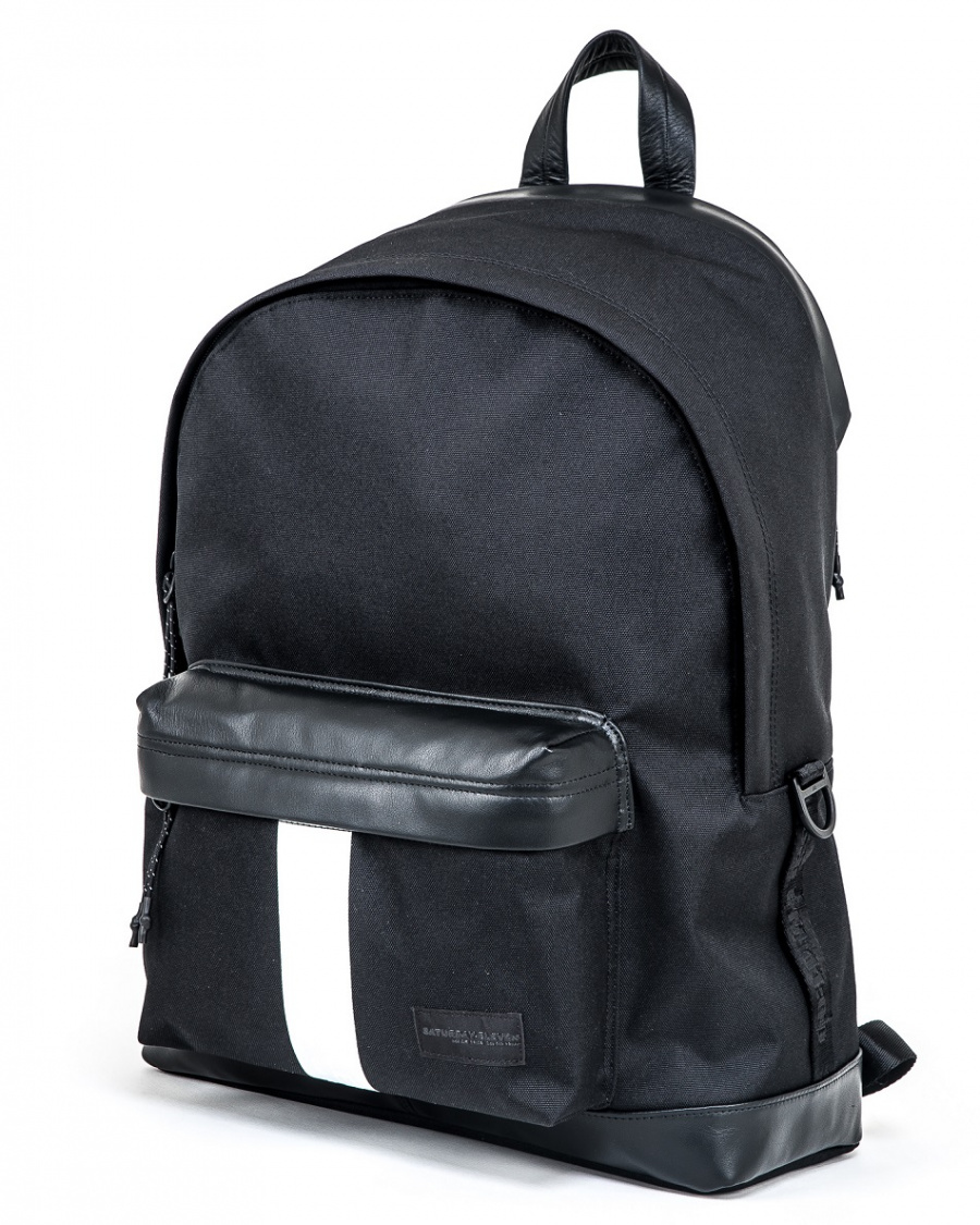 세러데이일레븐(SATURDAY ELEVEN) 리프라퍼 백팩 블랙/화이트