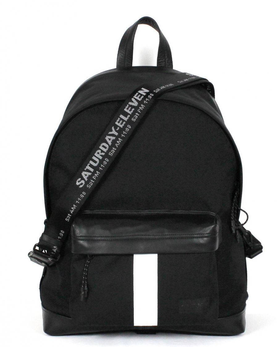 세러데이일레븐(SATURDAY ELEVEN) 리프라퍼 백팩 블랙/화이트