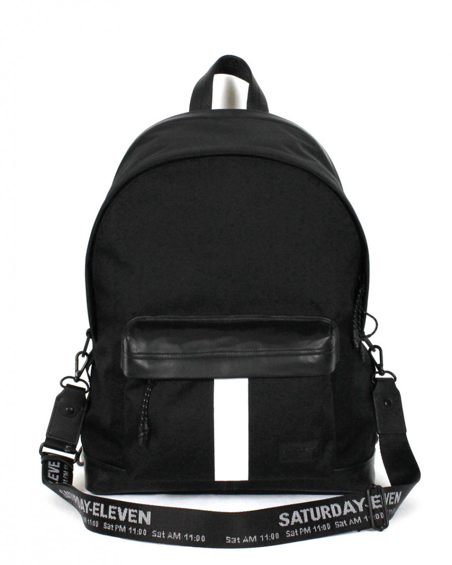 세러데이일레븐(SATURDAY ELEVEN) 리프라퍼 백팩 블랙/화이트