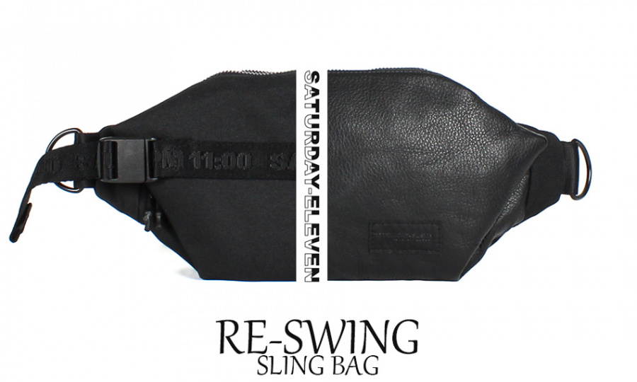 세러데이일레븐(SATURDAY ELEVEN) 리스윙 슬링백 블랙