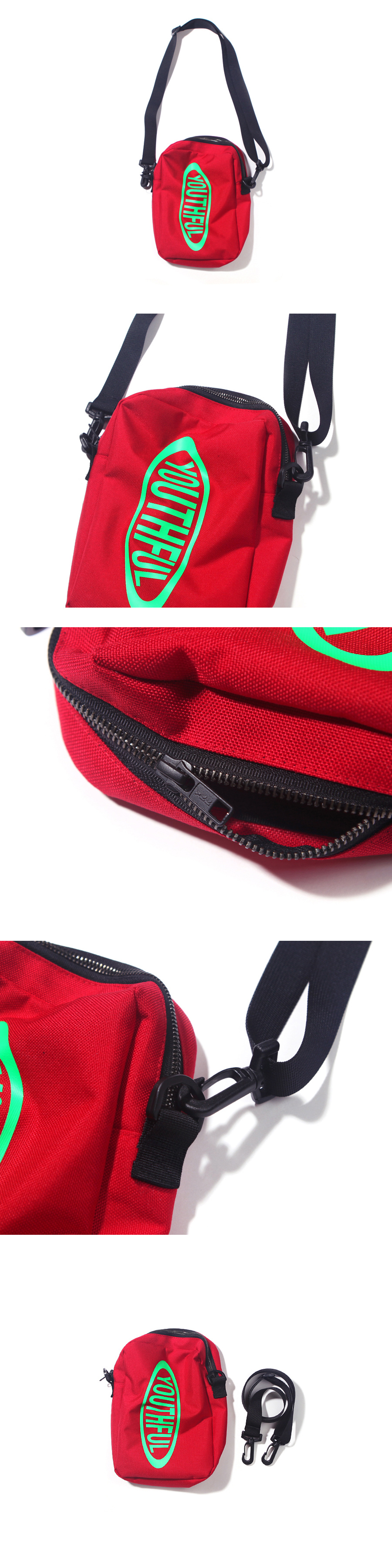 벗딥(BUTDEEP) 오발 사이드백-레드