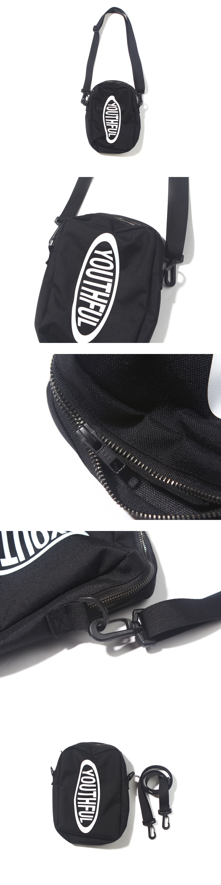 벗딥(BUTDEEP) 오발 사이드백-블랙