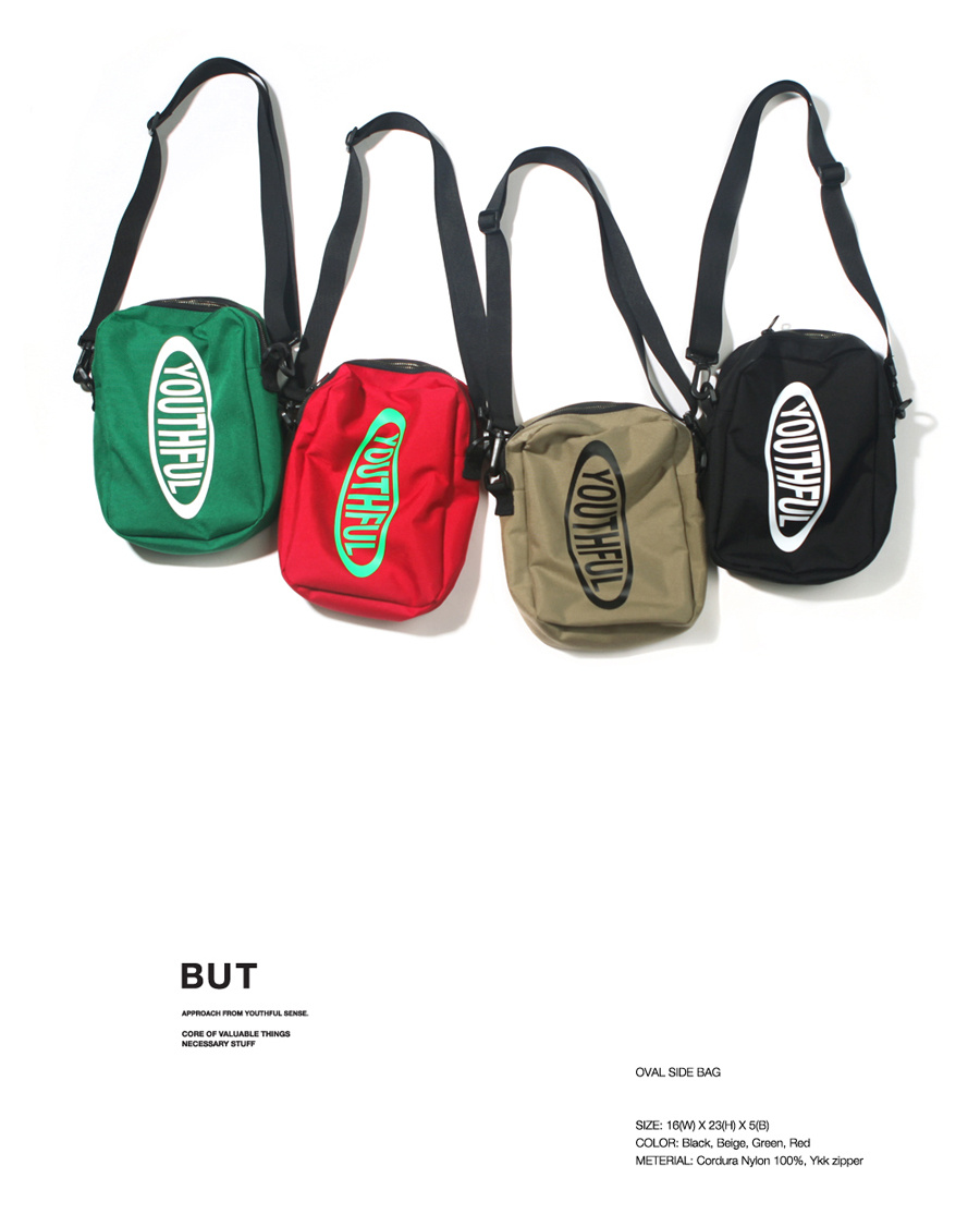 벗딥(BUTDEEP) 오발 사이드백-블랙
