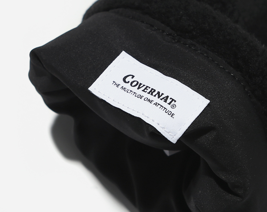 커버낫(COVERNAT) AUTHENTIC LOGO BOA POUCH BLACK
