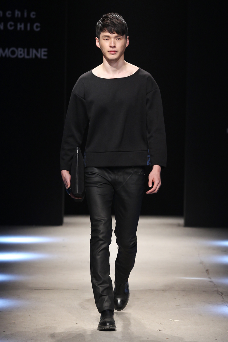 메이크 디(MAKE D) HYD 남성 블랙 브리프 클러치 크로스 백 가방