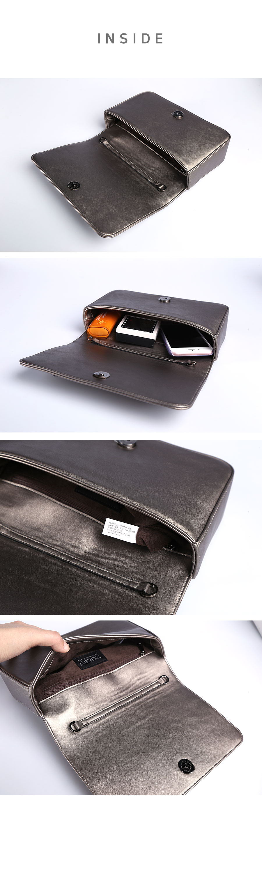 메이크 디(MAKE D) HYD 여자 미니 클러치앤 크로스 백