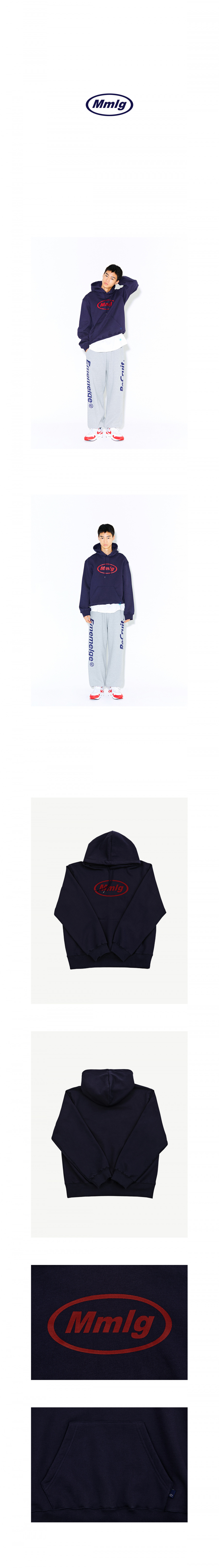팔칠엠엠서울(87MM_SEOUL) [Mmlg] MMLG HOOD (PURPLE NAVY)