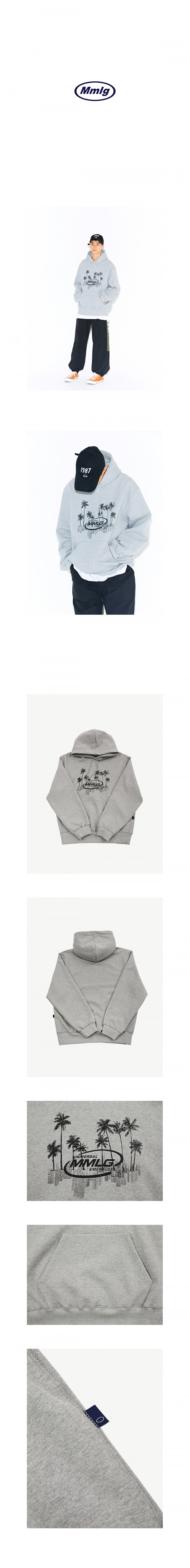 팔칠엠엠서울(87MM_SEOUL) [Mmlg] BUILDING TREE HOOD (GREY)