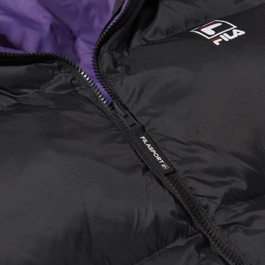 휠라(FILA) 리버시블 숏다운 점퍼 (FE2DJA6101XBLK)