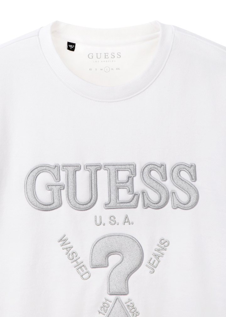 게스(GUESS) 남성 무테로고 자수 M2M