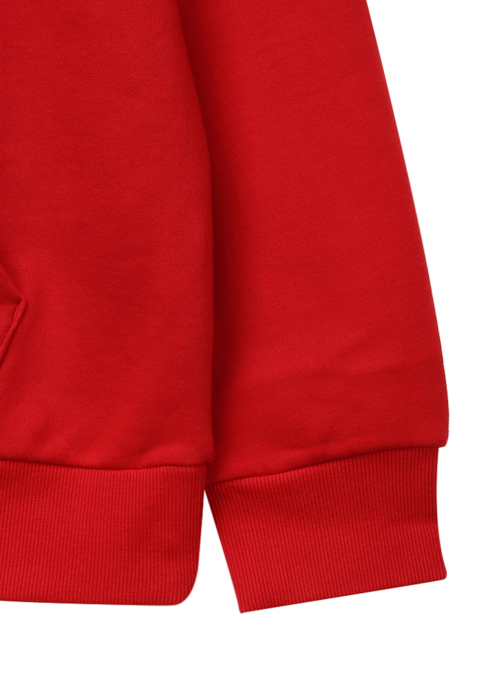 게스(GUESS) 남녀공용 사선와펜 세미오버핏 후드 풀오버