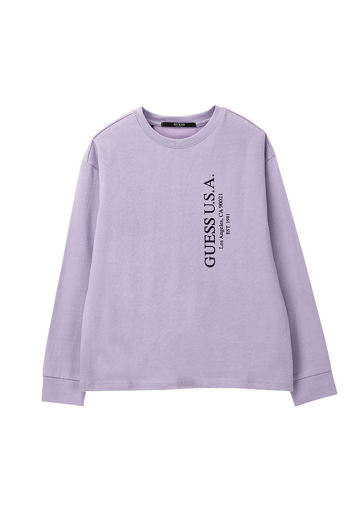 게스(GUESS) 여성 사이드로고 긴팔