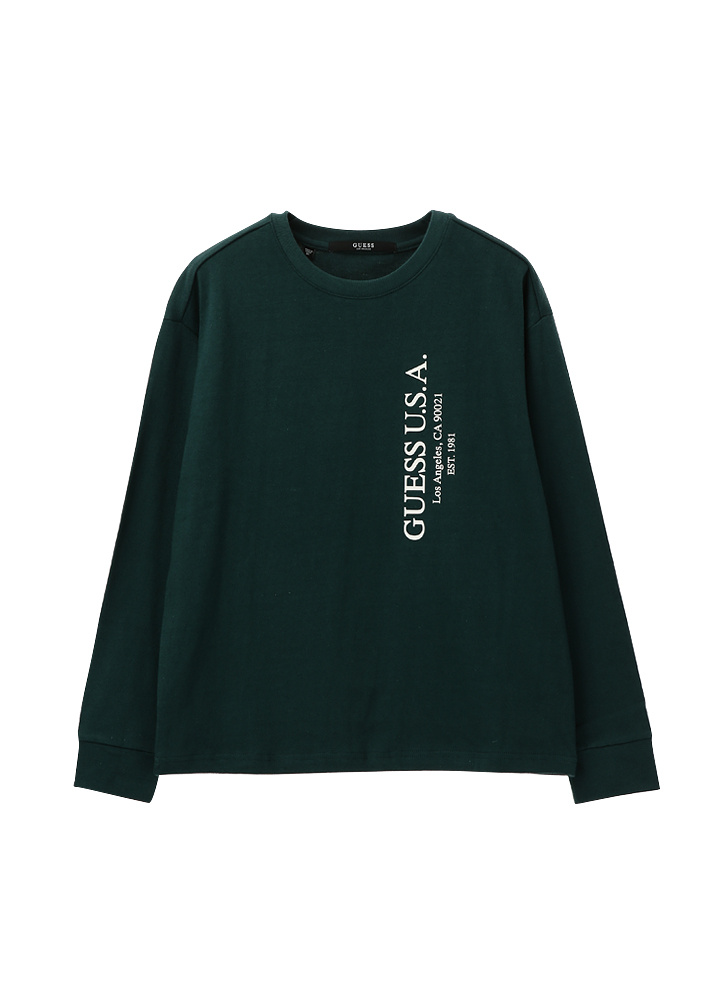 게스(GUESS) 여성 사이드로고 긴팔