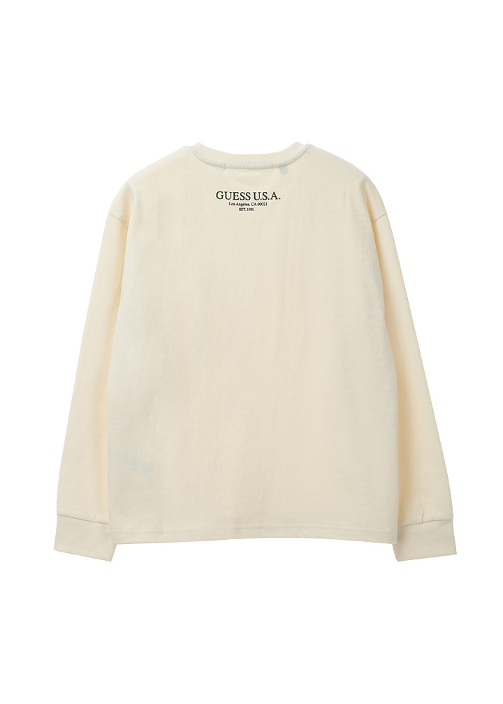 게스(GUESS) 여성 사이드로고 긴팔
