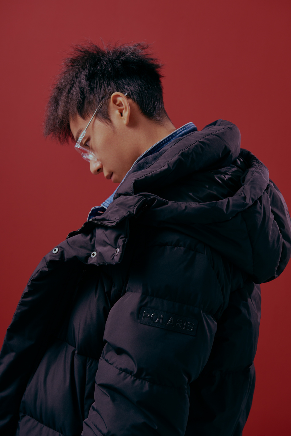 탑텐(TOPTEN) 폴라리스 EX 롱 다운 점퍼-올블랙