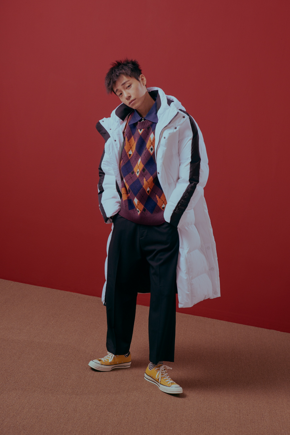 탑텐(TOPTEN) 폴라리스 EX 롱 다운 점퍼-화이트