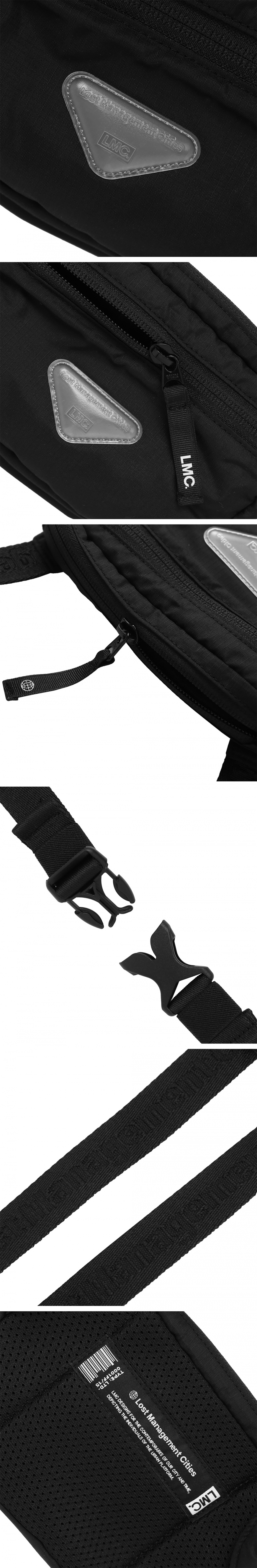 엘엠씨(LMC) LMC MILANO MINI FANNY PACK black