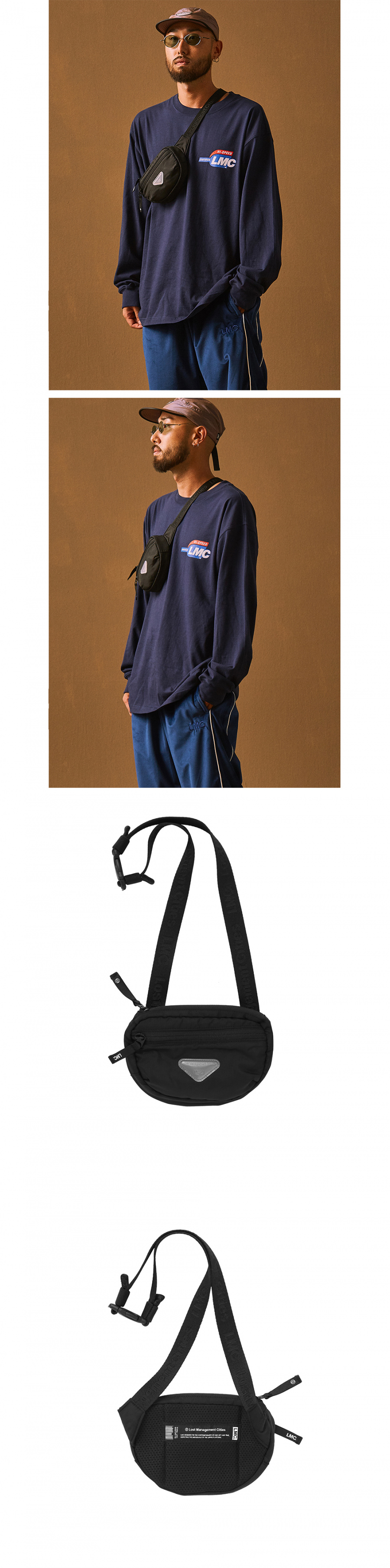 엘엠씨(LMC) LMC MILANO MINI FANNY PACK black