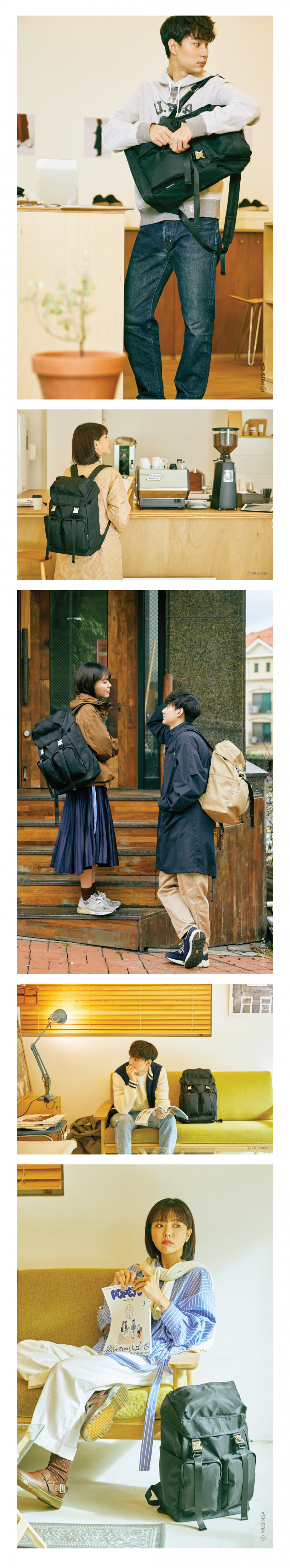 마지언타이틀(MAZI UNTITLED) All-day back (Black)