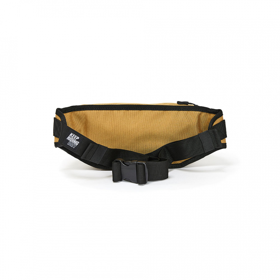 디엠티_피에스티브이엠(DMT_PSTVM) LOGO TAPE WAIST BAG BEIGE