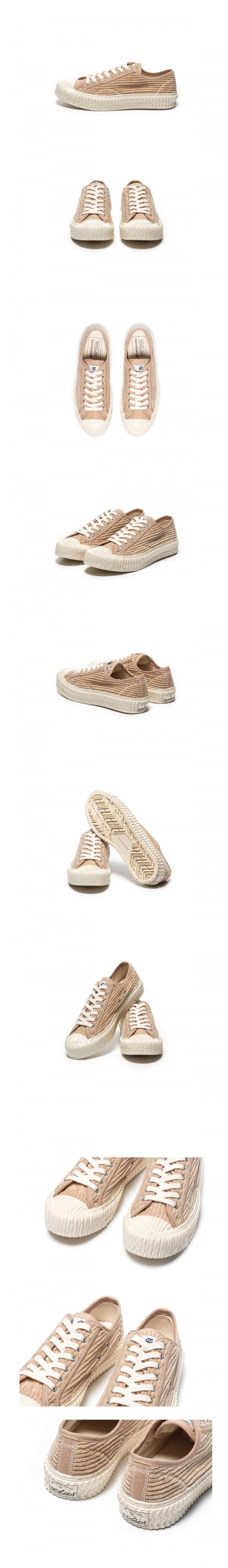 엑셀시오르(EXCELSIOR) 볼트 로우 코듀로이 Bolt Low Corduroy_Ecru (DF_M6017CD_CR)