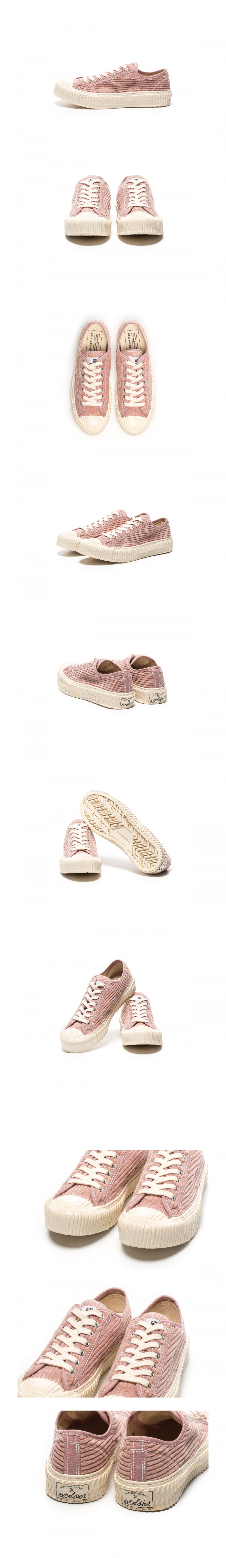 엑셀시오르(EXCELSIOR) 볼트 로우 코듀로이 Bolt Low Corduroy_Smoky Pink (DF_M6017CD_PK)