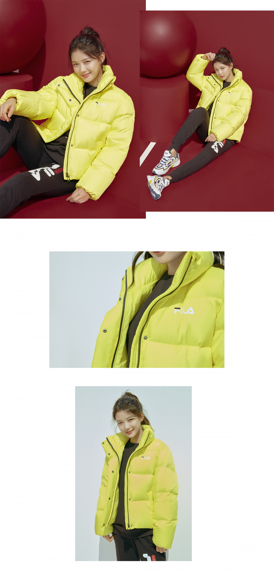 휠라(FILA) 푸퍼 숏다운 자켓 (FS2DJA4252FDPU)