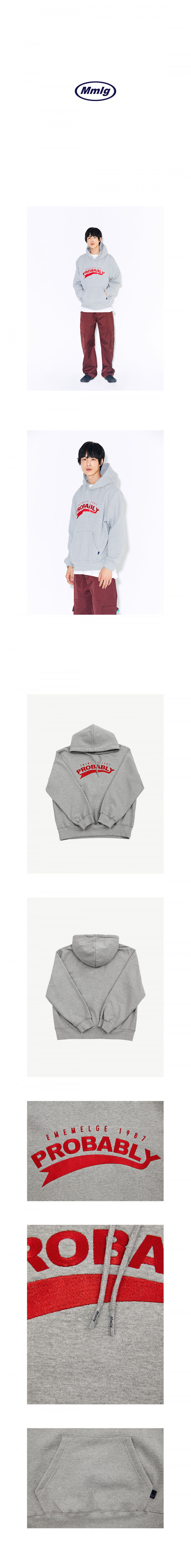 팔칠엠엠서울(87MM_SEOUL) [Mmlg] PROBABLY HOOD (GREY)