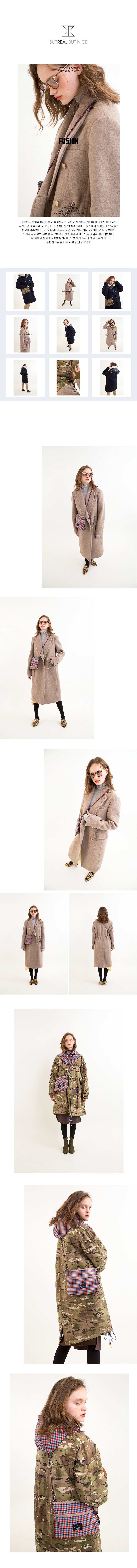 서리얼벗나이스 유니섹스(SURREALBUTNICE UNISEX) Check Bag