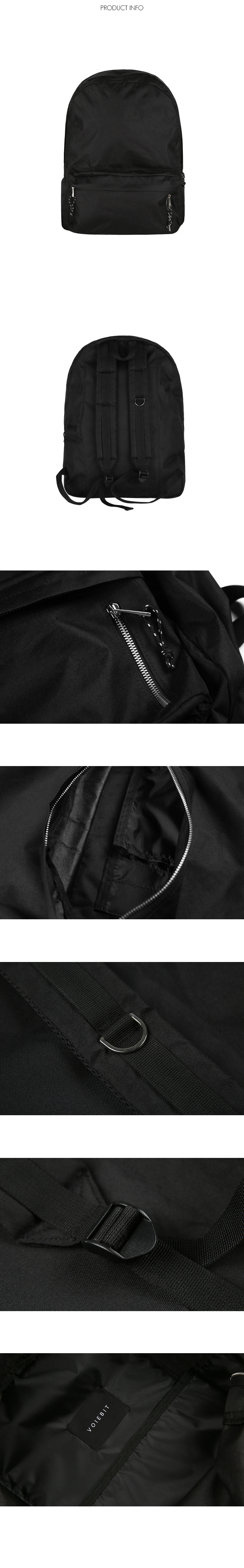 브아빗(VOIEBIT) V801 오버사이즈 백팩-(블랙)