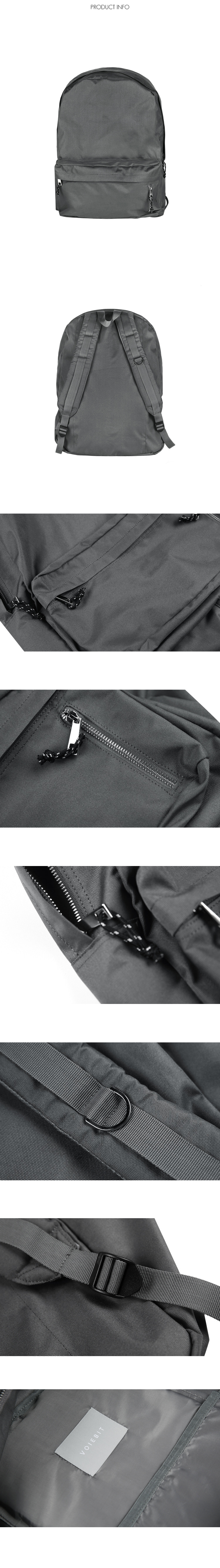 브아빗(VOIEBIT) V801 오버사이즈 백팩-(그레이)