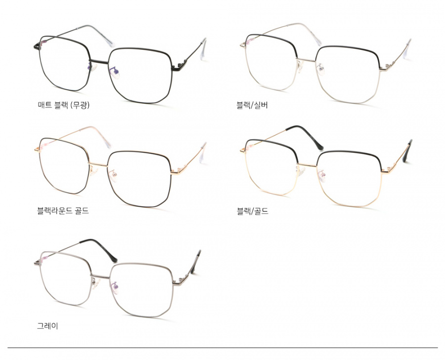 씨엘론다(CIELONDA) Corner 코너 블랙라운드/골드 안경테