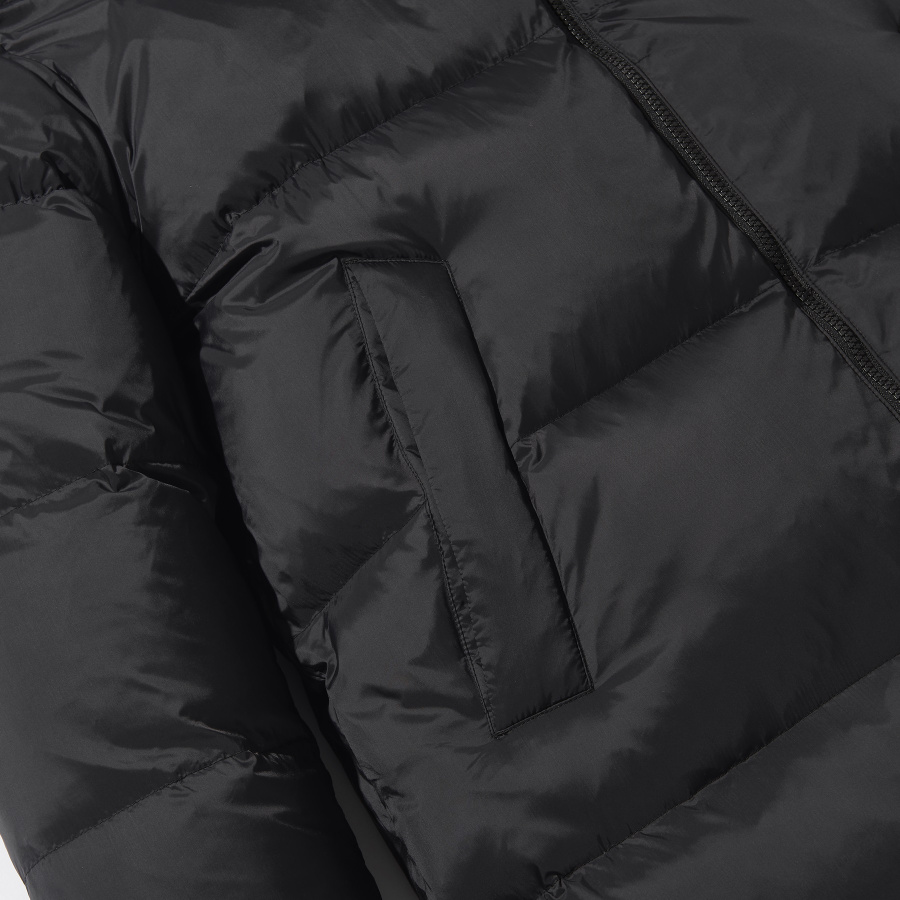 휠라(FILA) 리버시블 롱다운 점퍼_블랙에디션 (FE2DJA6103XBBK)