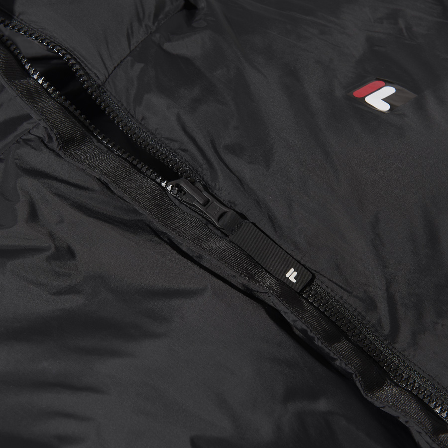 휠라(FILA) 리버시블 숏다운 점퍼_블랙에디션(FE2DJA6101XBBK)