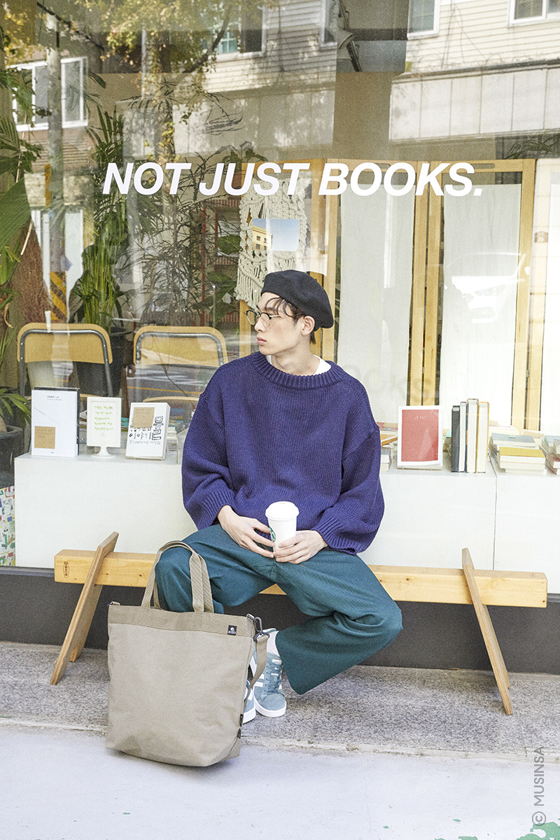 디얼스(THE EARTH) WASHED CORDURA 20L 2WAY TOTE&CROSS BAG - BEIGE