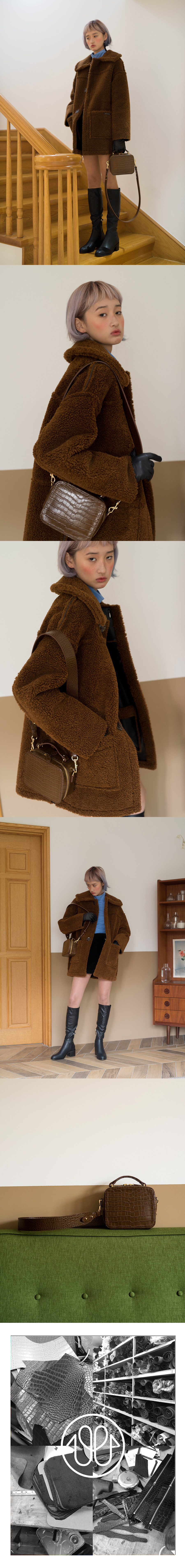 일구구일(ONENINENINEONE) 2 WAY 미니 박스 백_2color