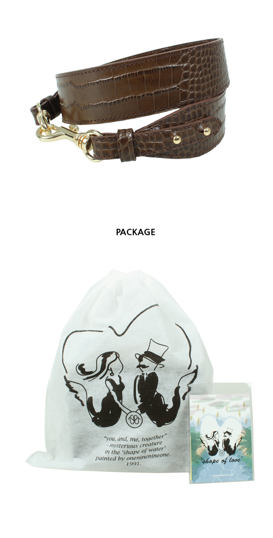 일구구일(ONENINENINEONE) 2 WAY 미니 박스 백_2color