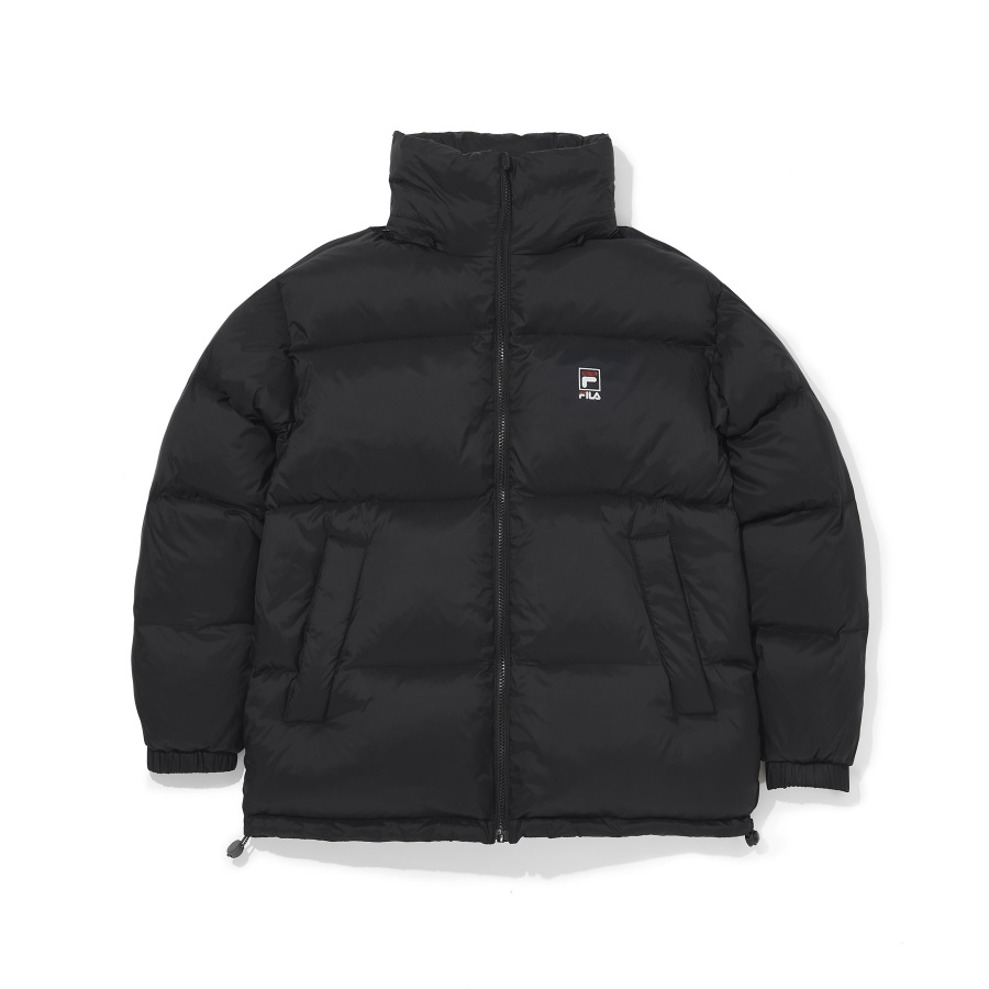 휠라(FILA) 리버시블 숏다운 점퍼_블랙에디션(FE2DJA6101XBBK)