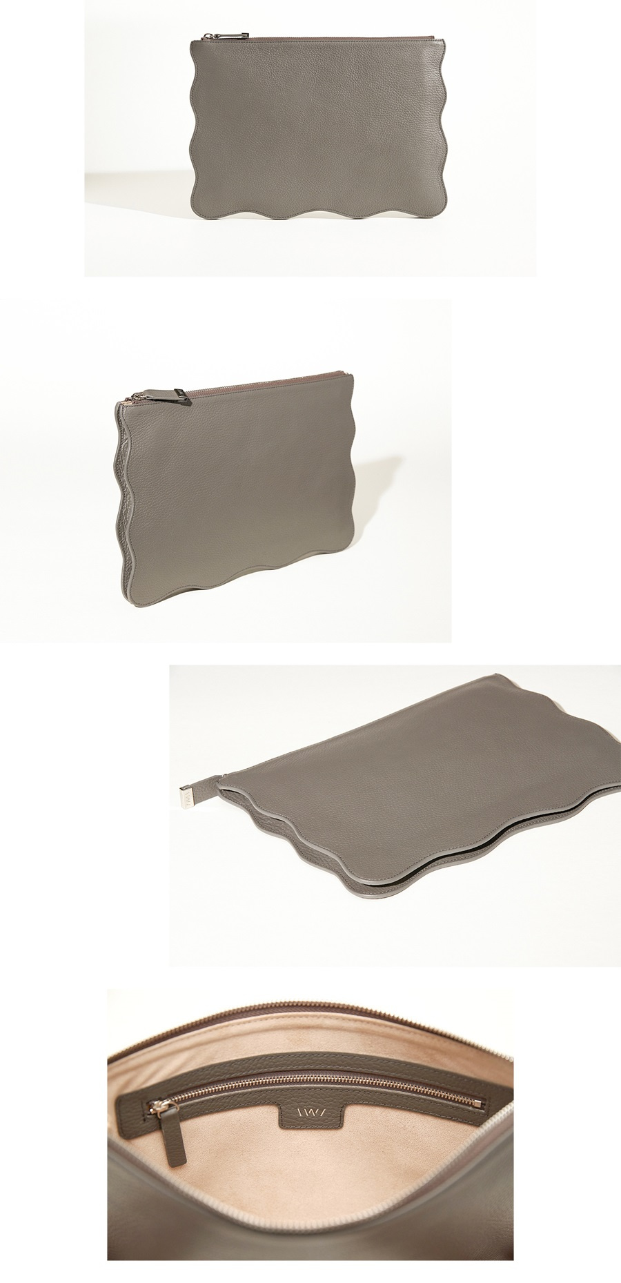 엘더블유엘(LWL) RUFFLE CLUTCH / FOG